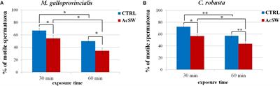 Sperm Motility Impairment in Free Spawning Invertebrates Under Near-Future Level of Ocean Acidification: Uncovering the Mechanism